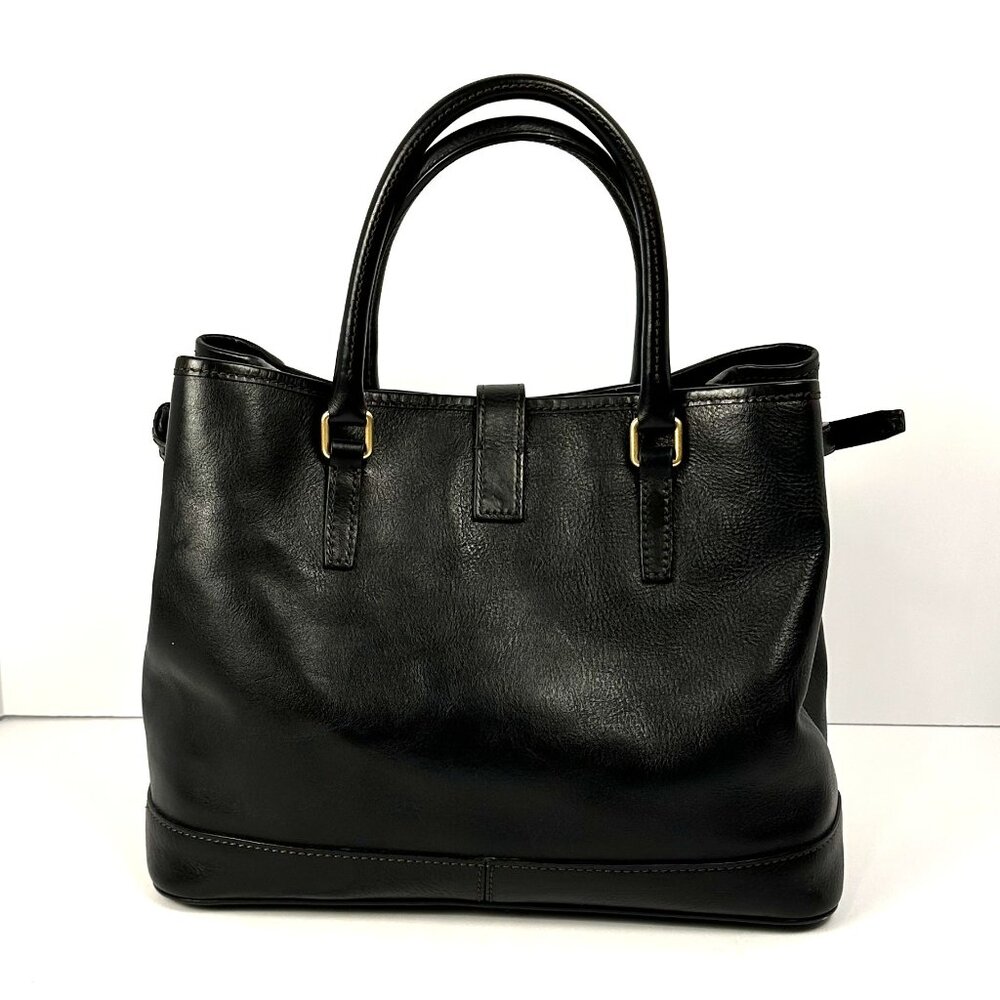Dooney & Bourke Black Florentine Leather Perry Satchel NWT - Picture 5 of 10